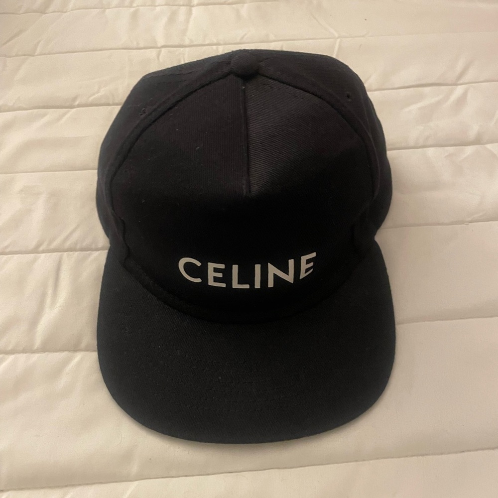 Celine Baseball Hat SnapBack - Made in France - Black